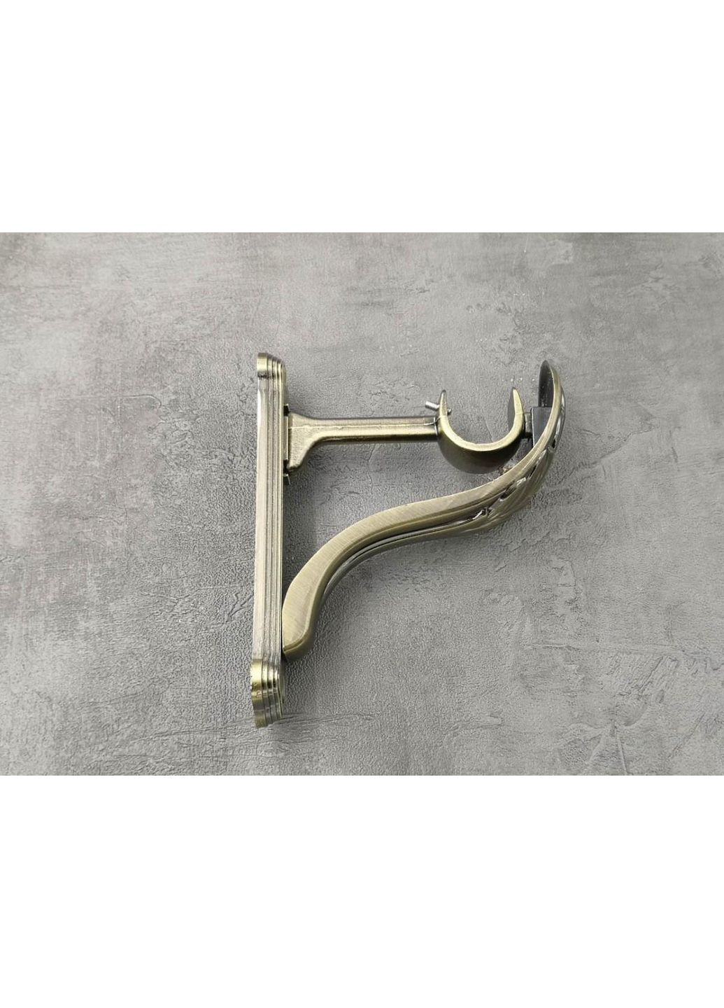 Карниз Бостон гладкая штанга одинарный ретро 25 мм 160 см Антик Quadrum (352782721)