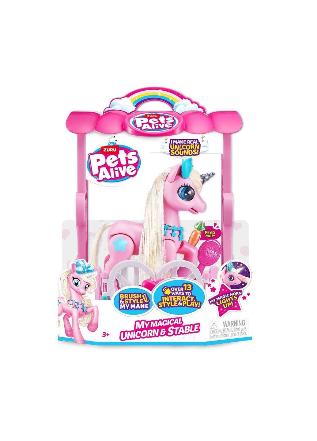 Интерактивный игровой набор Pets Alive - Волшебный единорог в домике Pets & Robo Alive (368722032)
