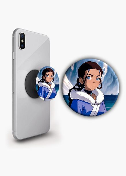 Держатель для телефона PopSockets Аниме Аватар #01 Черный No Brand (304503413)
