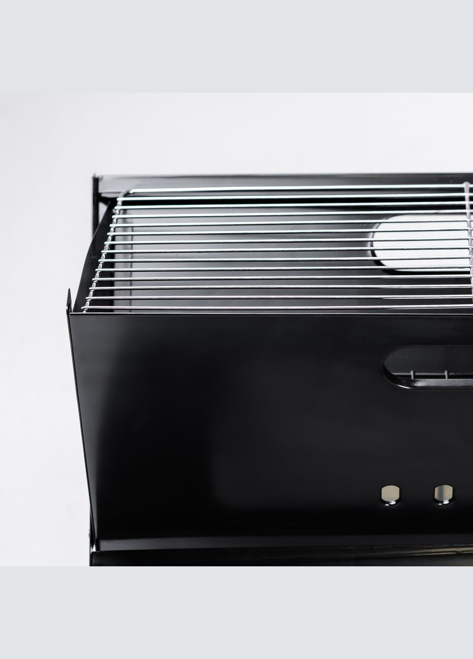 Складной мангал для шашлыка с решеткой 44×29.5×36 (см) мини-мангал раскладной переносной походный 1.0 (мм) TS Kitchen (315636239)