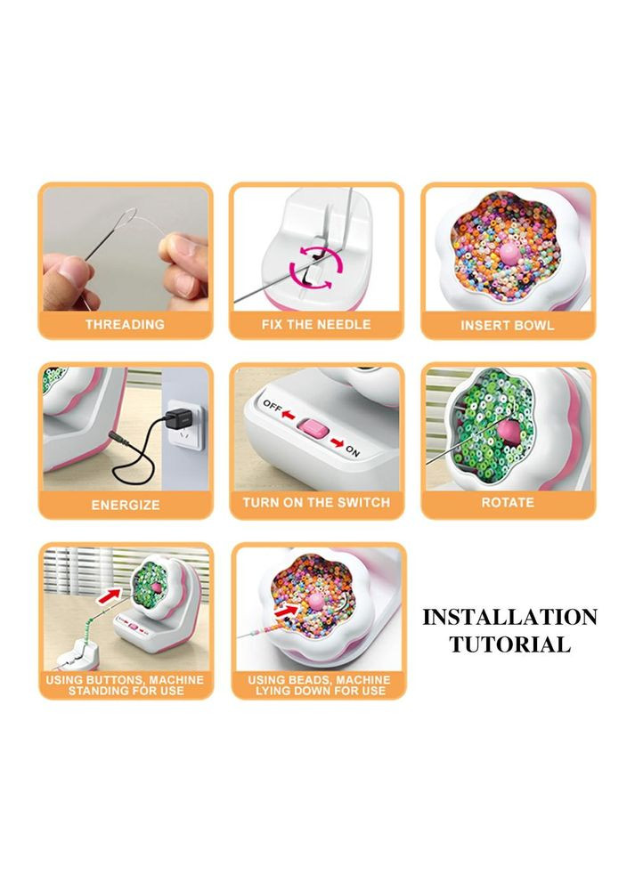 Бісер пристрій верстат для плетіння-обертається платформа, від мережі/USB шнур Fashion Angels (368772154)