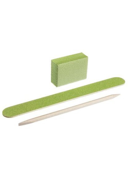 Набір одноразовий для манікюру зелений (пилка 120/120, баф 120/120) Kodi Professional (355267594)