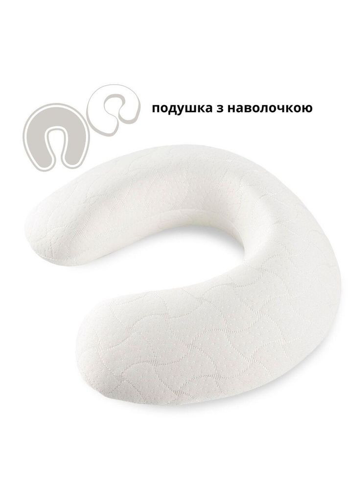 Подушка рогалик дорожная Мемори 30х40 см пена висколоастик для шеи путешествий с наволочкой на молнии IDEIA (342128462)
