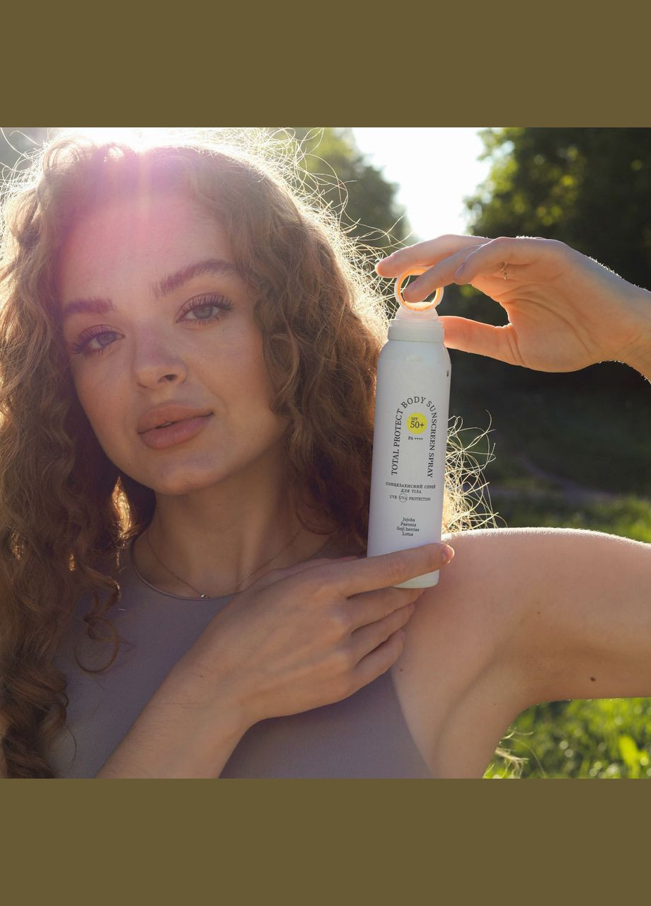 Солнцезащитный спрей SPF 50+ Total Protect Body Sunscreen Spray, 150 мл Hillary (332200496)