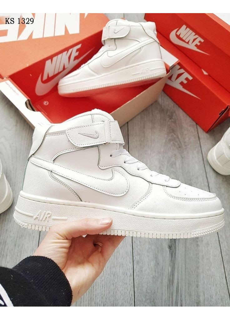 КРОССОВКИ ЖЕНСКИЕ NIKE AIR FORCE HIGH НАЙК АИР ФОРС 1 ПРЕМИУМ No Brand комбинированные демисезоны (369391000)