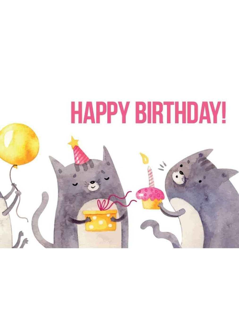 Мини открытка 95х65мм 10шт/уп No337ДН ТМ Упаковкін (323480445)