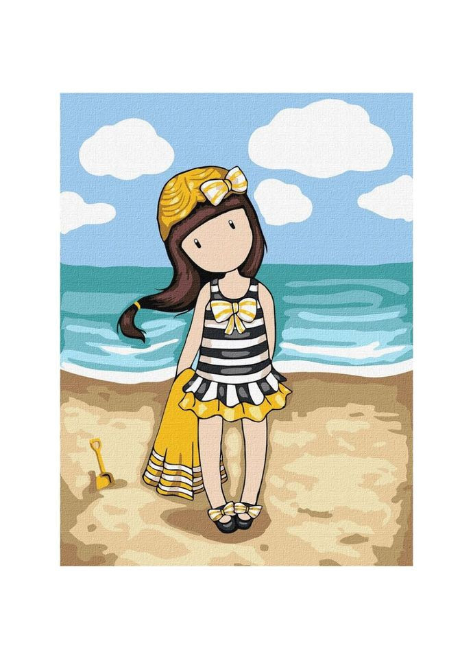 Картина по номерам "Beach Belle Santoro Gorjuss Collection" KHO8677, No Brand (365638312)