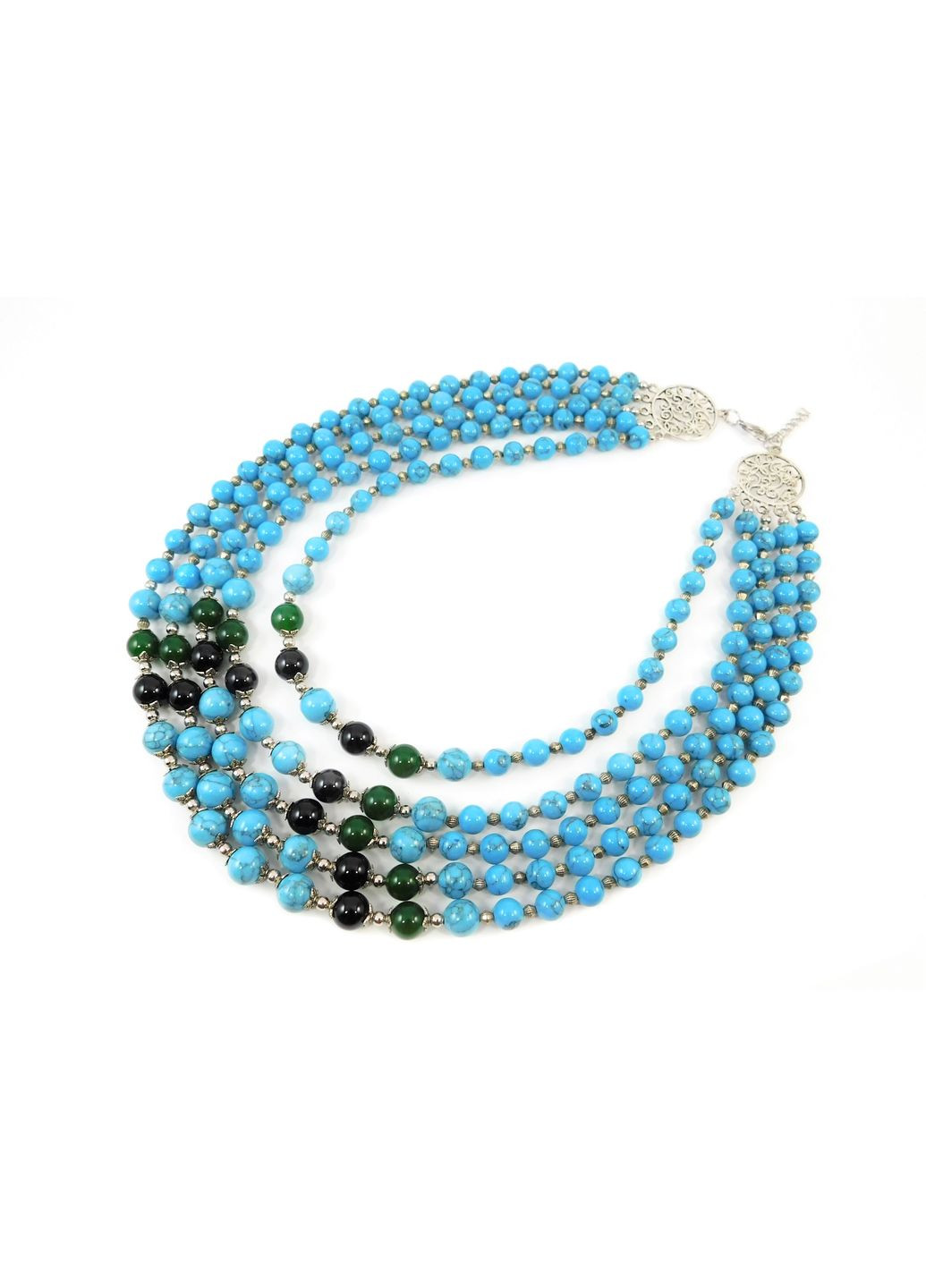 Намисто "Емма" Бірюза, Агат, Хризопраз Fursa fashion (322313629)