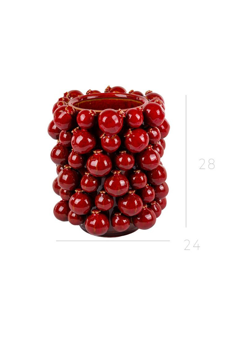 Ваза настольная декоративная Гранат 24х28 см 1626-008 No Brand (368768546)