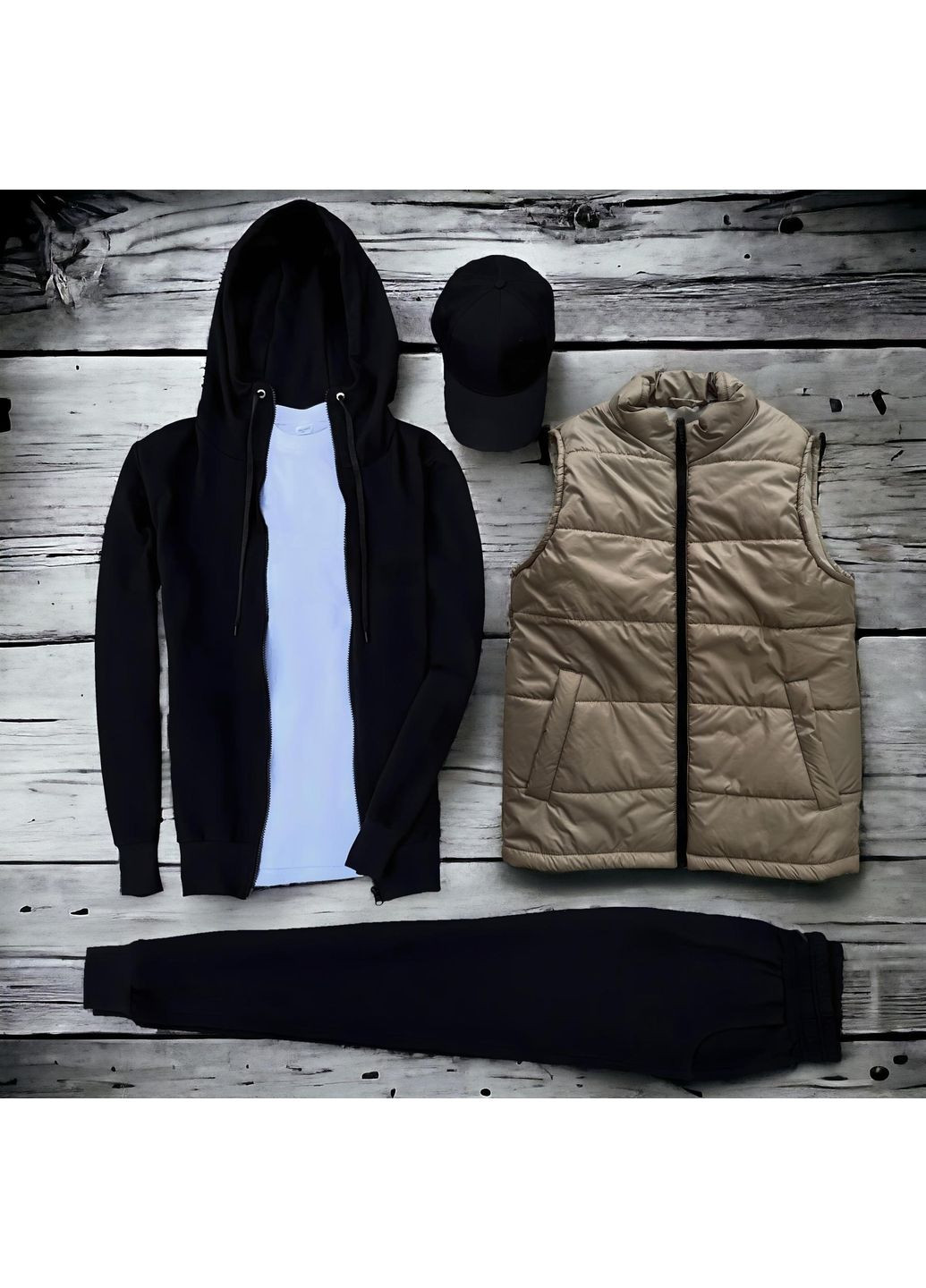 Набор зимний спортивный с жилеткой. No Brand (361638937)