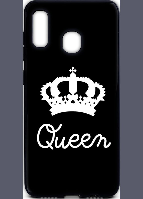 Чехолнакладка Cartoon Soft Silicone TPU Case Samsung Galaxy A20/A30 Queen Black Toto (301508892)