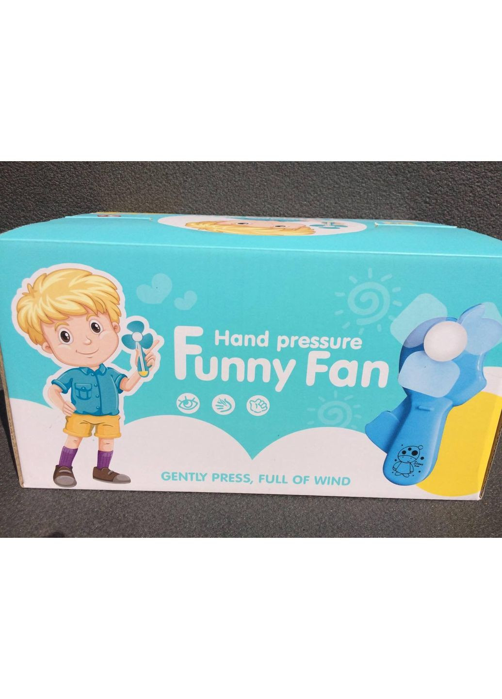 Комбинированный вентилятор яблочко ручной механ. 8660a размер 15*8,5*1,8см (301648916)