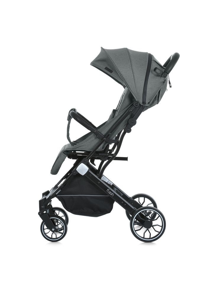 Коляска дитяча Stone Gray прогулянкова з чохлом на ніжки Темна-Сіра (M 5727-1) Flash (334003761)