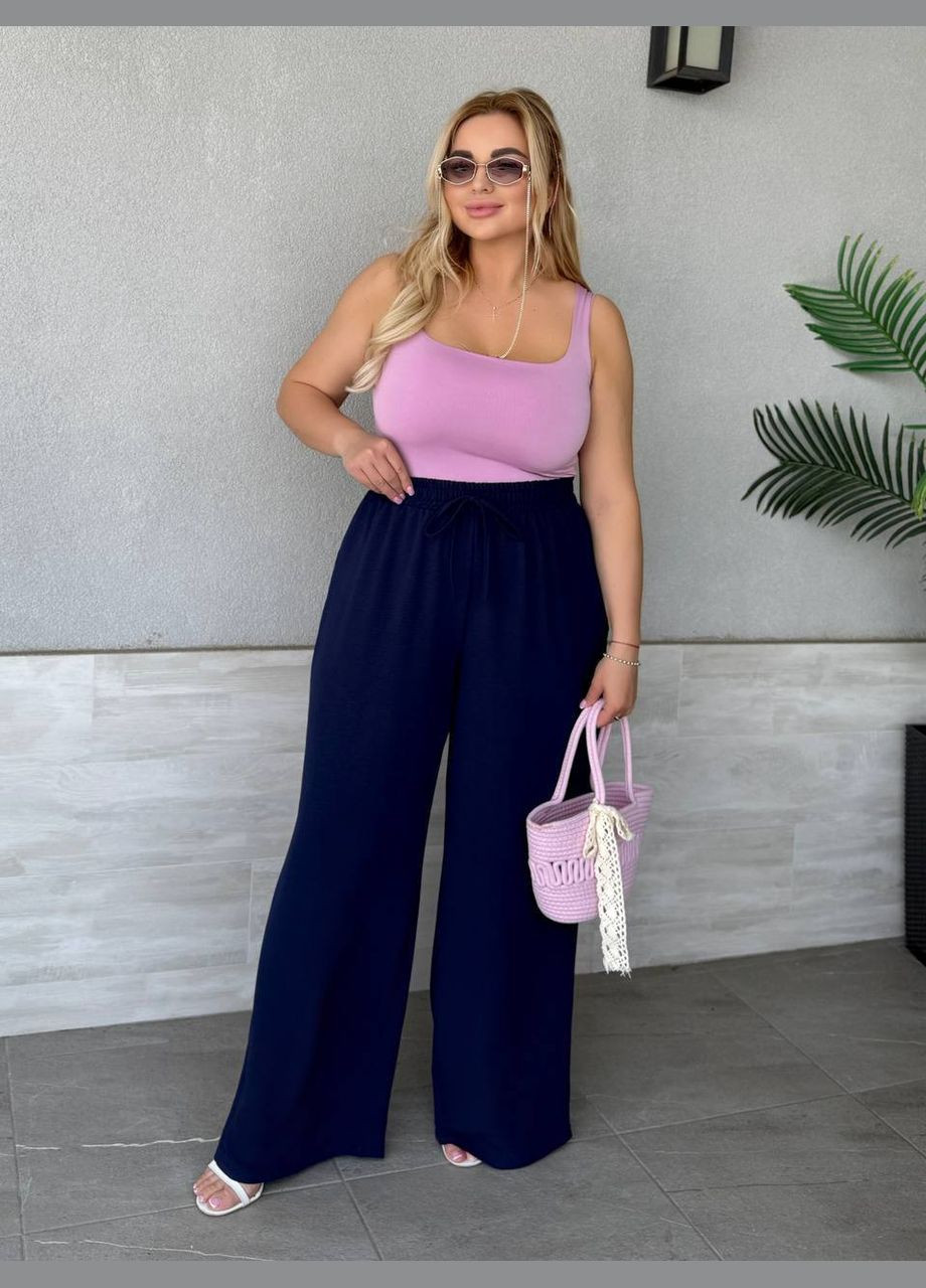 Дихаюча класика штани палаццо - безмежний комфорт InFashion Штани (338182327)