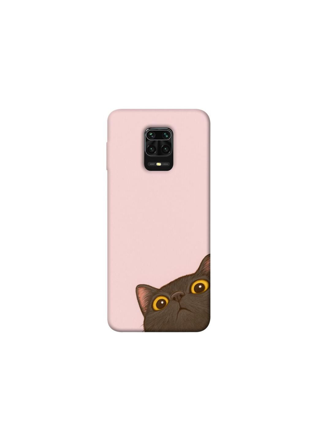 Чехол на Xiaomi Redmi Note 9s / Note 9 Pro / Note 9 Pro Max Peeping cat Frontalka (352226955)