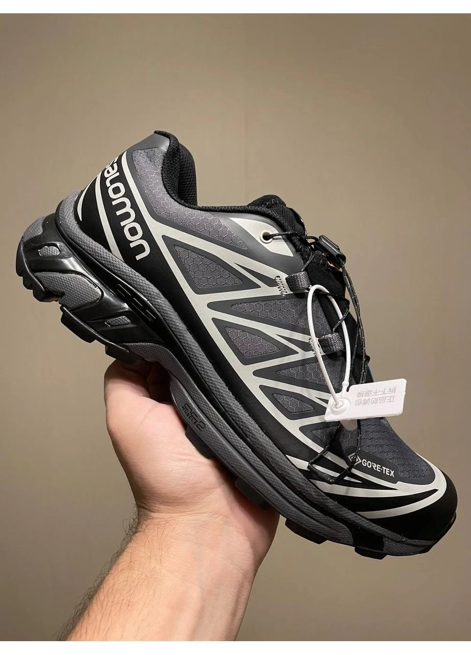 Цветные кроссовки xt-6 gore-tex black/grey No Brand