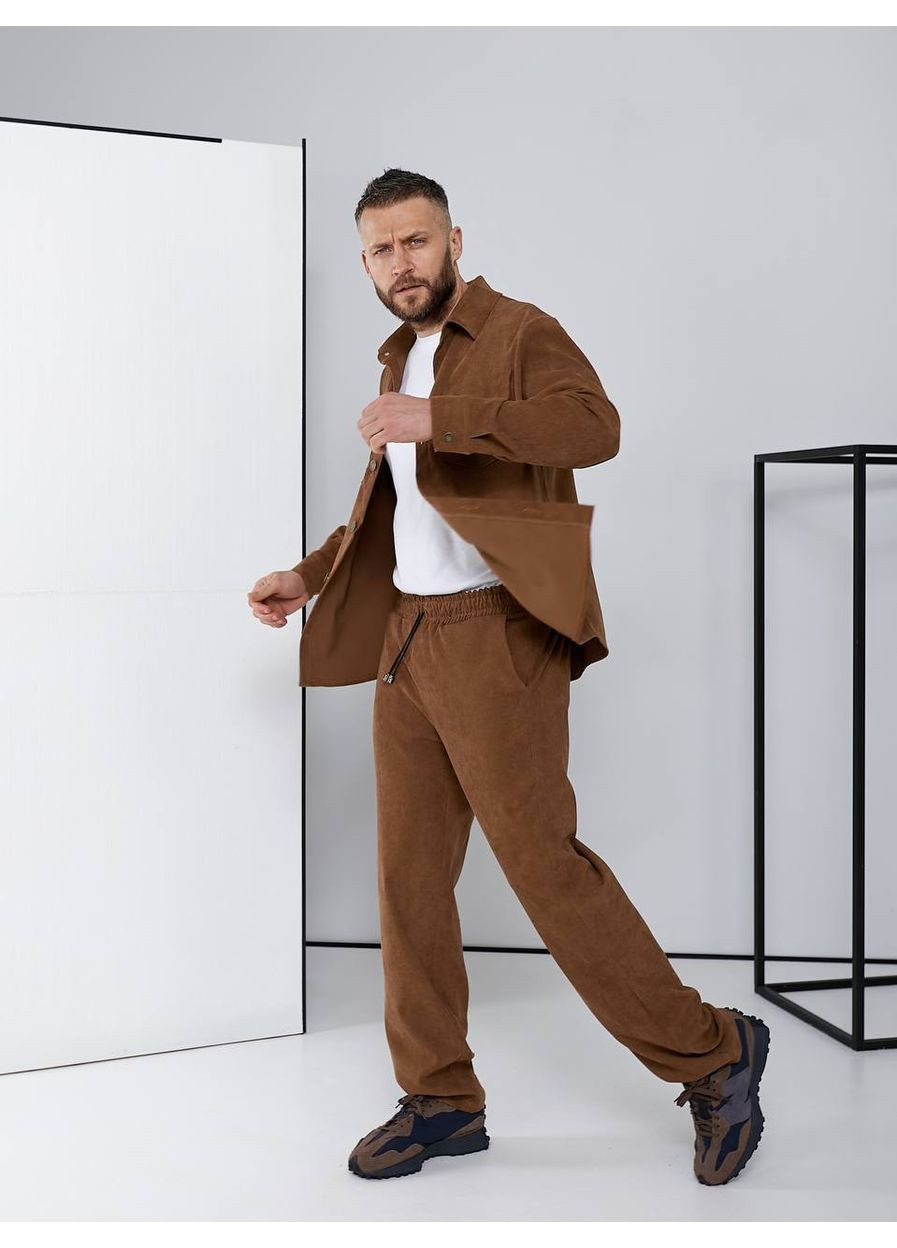 Мужской костюм из микровельвета — замеры в описании. DK/DL Мода без кордонів (365587835)