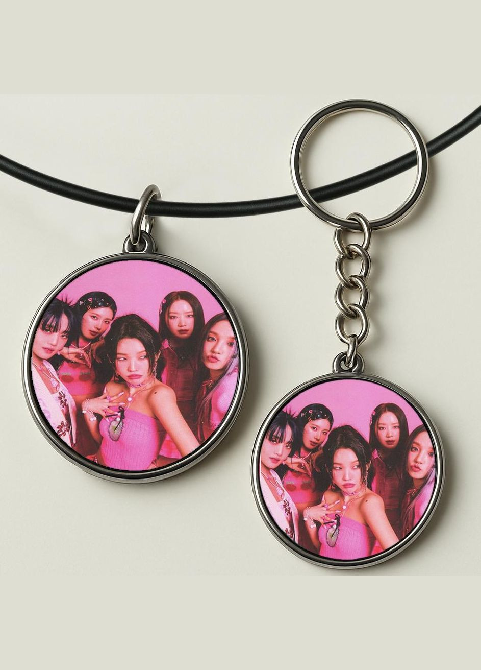Набір підвіска (кулон) та брелок k pop (G)I-DLE No Brand (332633738)