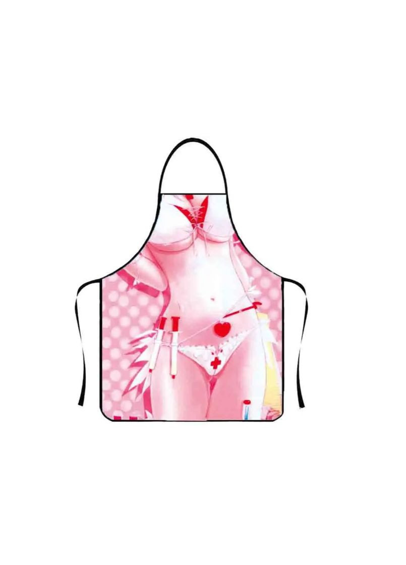 Фартух з приколом для дівчат медсестра 75 на 60 см різнобарвний Jannet Фартух (318562663)