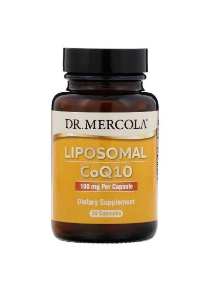 Антиоксидант Коензим Q10 ліпосомальний, 100 мг, Liposomal CoQ10, 30 капсул (MCL-01498) Dr. Mercola Коэнзим Q10 липосомальный, 100 мг, Liposomal CoQ10 (401658364)