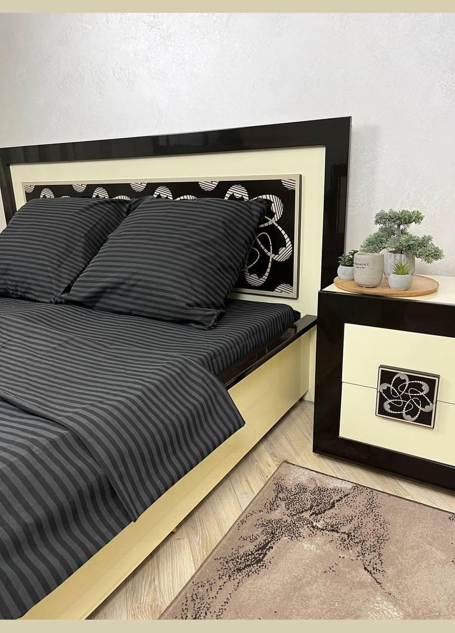 Постельное белье хлопок однотонный Полуторный No Brand (308754641)