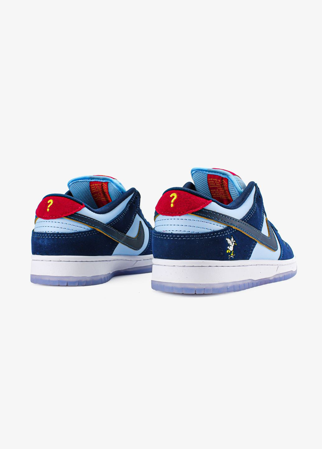 Синій всесезон кросівки чоловічі і жіночі nike sb dunike pro x why so sadblue | найк сб данк про сині No Brand