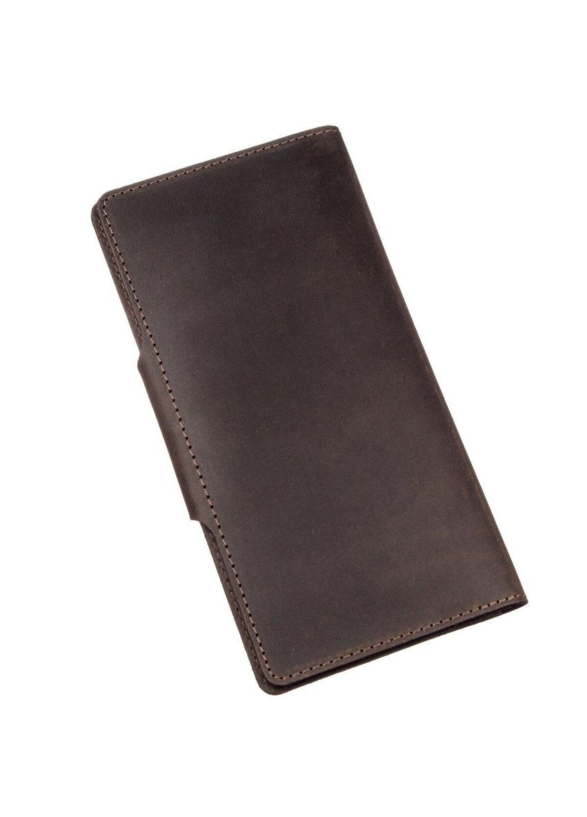 Гаманець чоловічий з вінтажної шкіри 16169 Коричневий Shvigel (329150878)