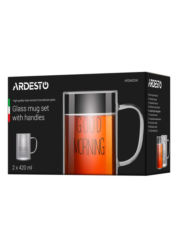 Набор чашек 2х420мл Good Morning AR2642GM Ardesto (337128373)