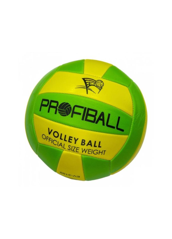 М'яч волейбольний EV-3159 20,7 см Зелений-жовтий Bambi (366963494)