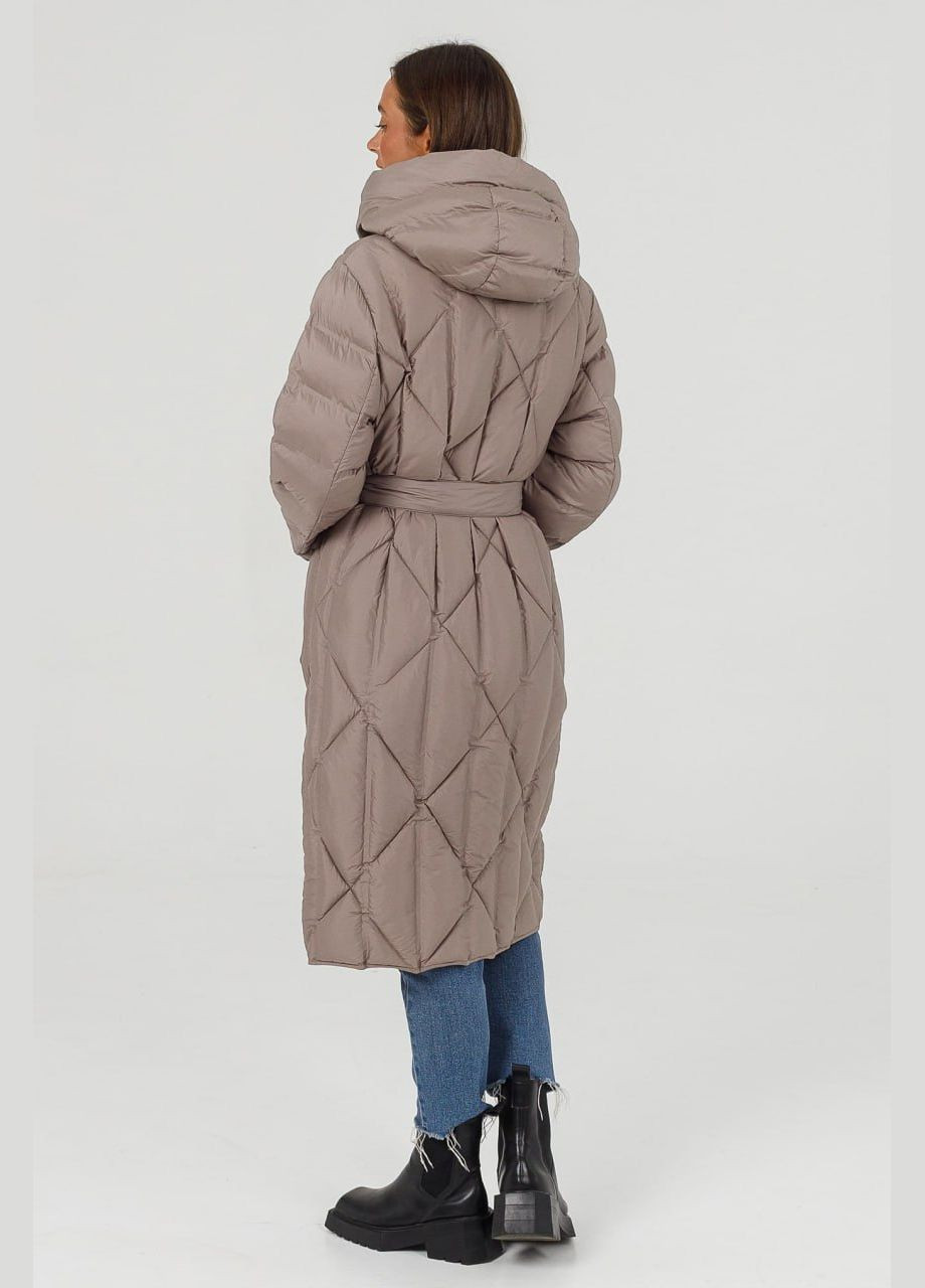 Серая зимняя пальто Lora