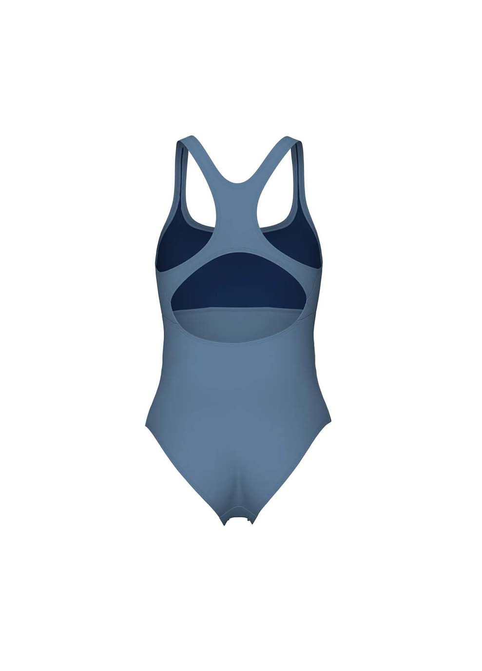 Сірий демісезонний купальник закритий для жінок solid swimsuit control pro bac сірий Arena