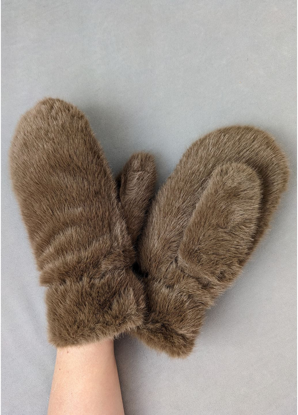 Утепленные меховые перчатки для зимы InFashion Рукавиці (369924139)