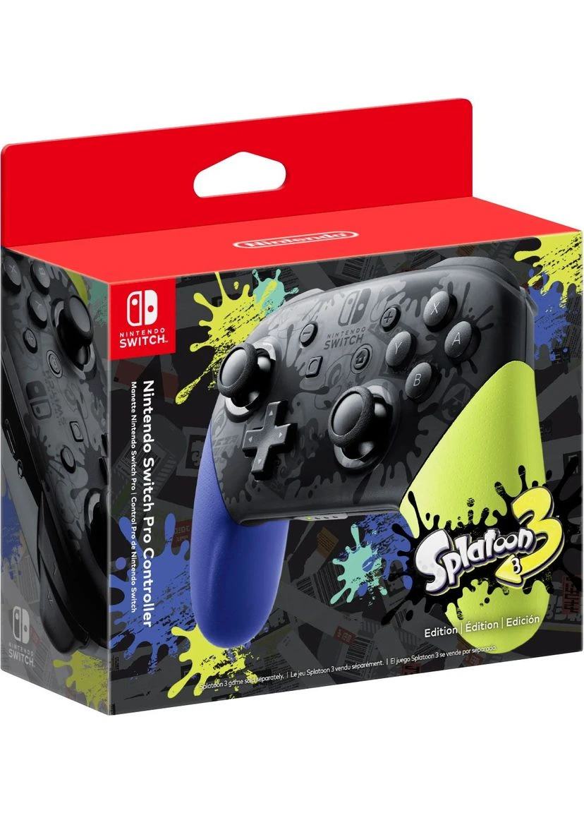 Геймпад Switch Pro Controller Splatoon 3 Special Edition [71585] Nintendo (399681547)