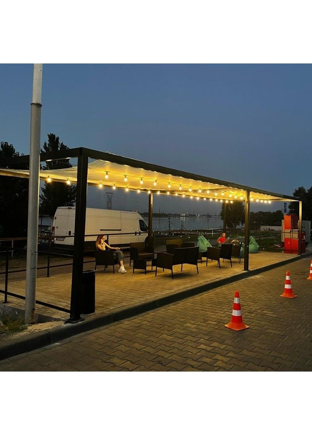 Тент навес затеняющий прямоугольный 2х4м сетка (Бежевый) No Brand (332637335)