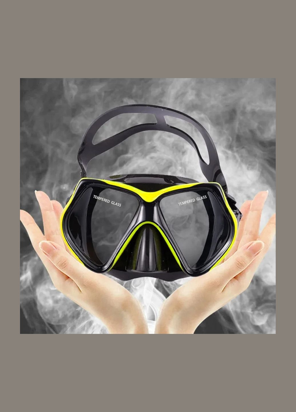 Профессиональная подводная маска для дайвинга с держателем для GoPro Black No Brand (336184249)