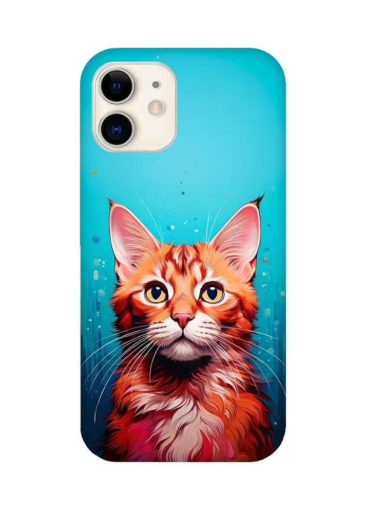 Чохол на iPhone 12 mini Кішка (принт 408) Creative (356128331)