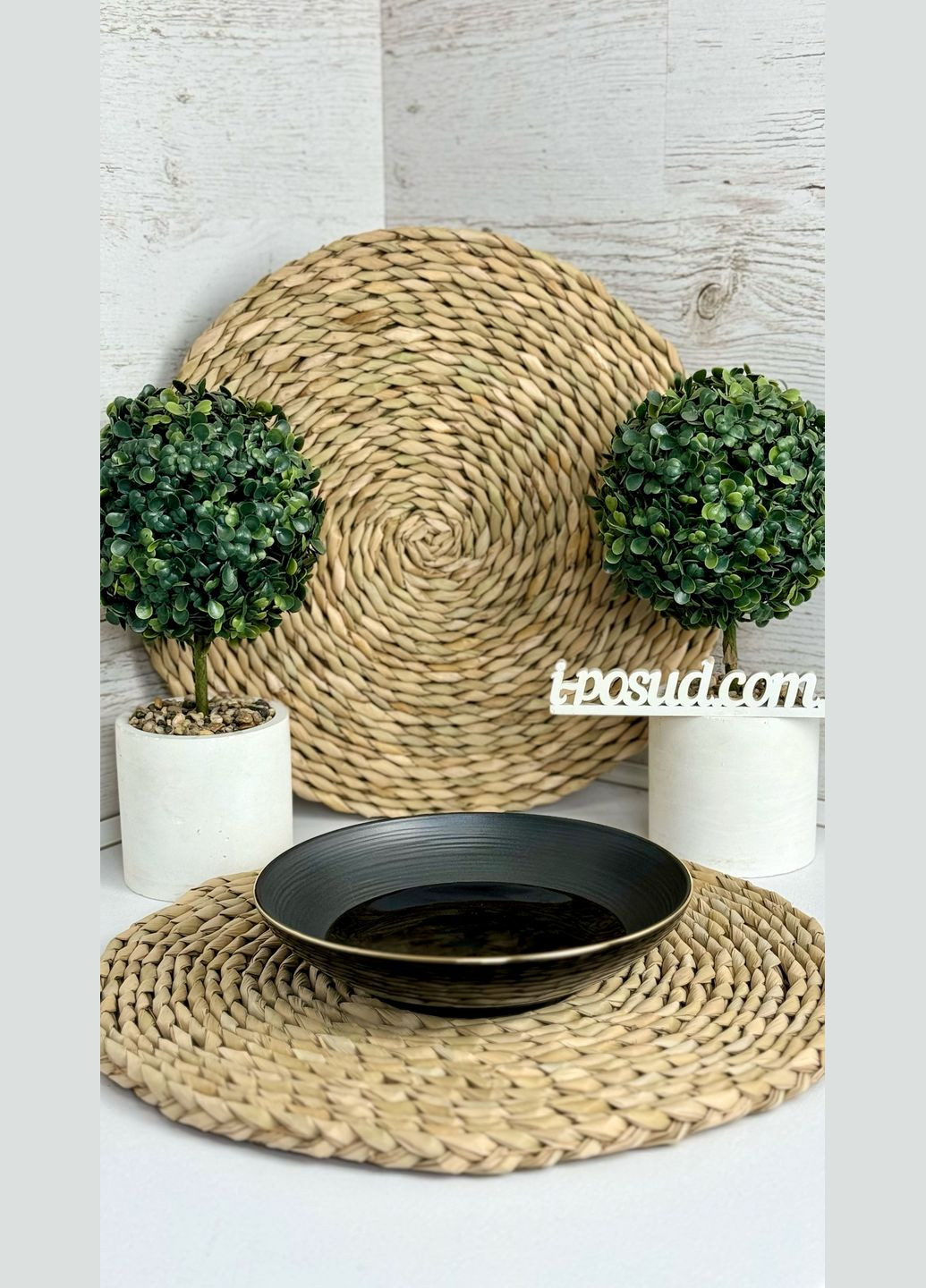 Тарелка глубокая Imperium Negro L0660-T8601467 Losk (335078771)