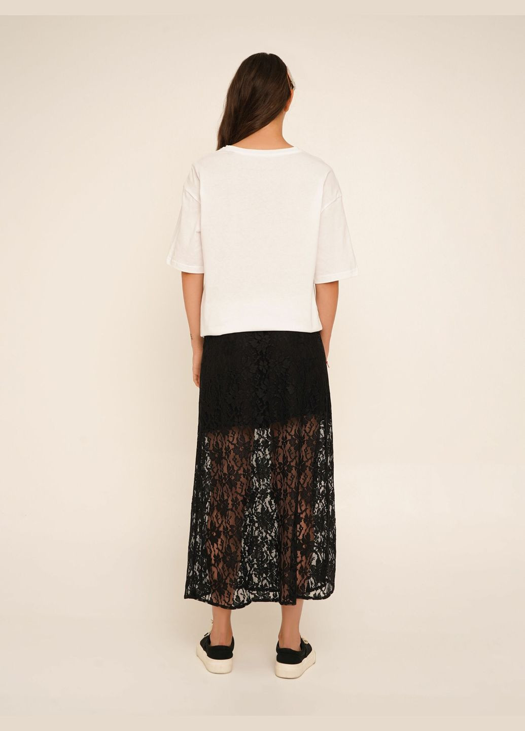 Черная кэжуал юбка кэжуал однотонная женская wtc02372 черный shop (2000990655486) LAWA