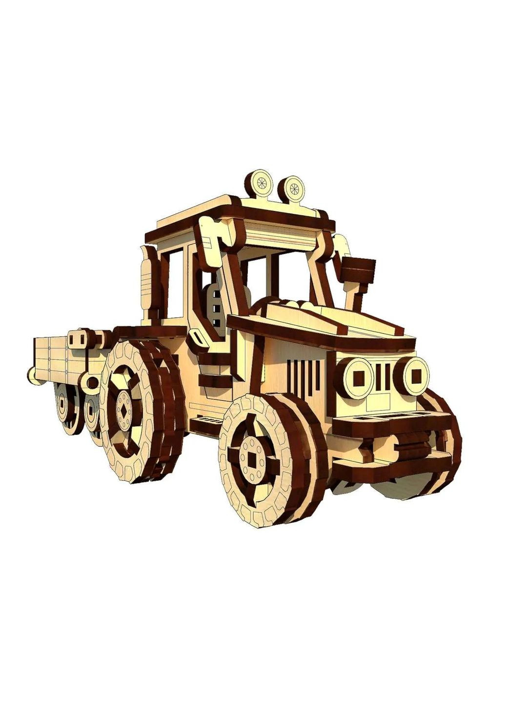 3D Пазли дерев'яний конструктор Фермер 145 дет (UPZ-012F) Pazly (364114977)