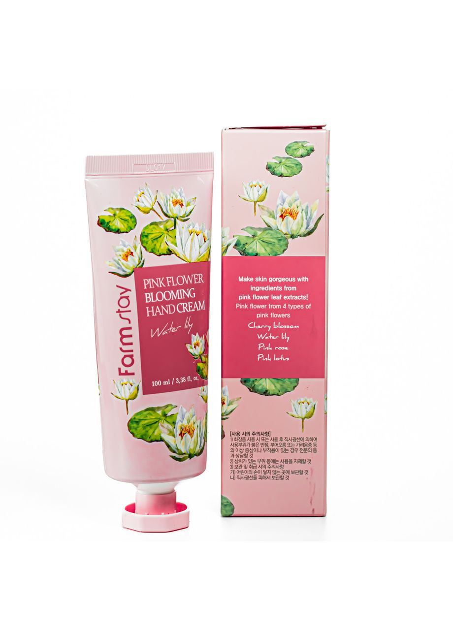 FarmStay Крем для рук омолоджуючий Water Lily Pink Flower Blooming 100 мл — Крем, Південна Корея (302728004)