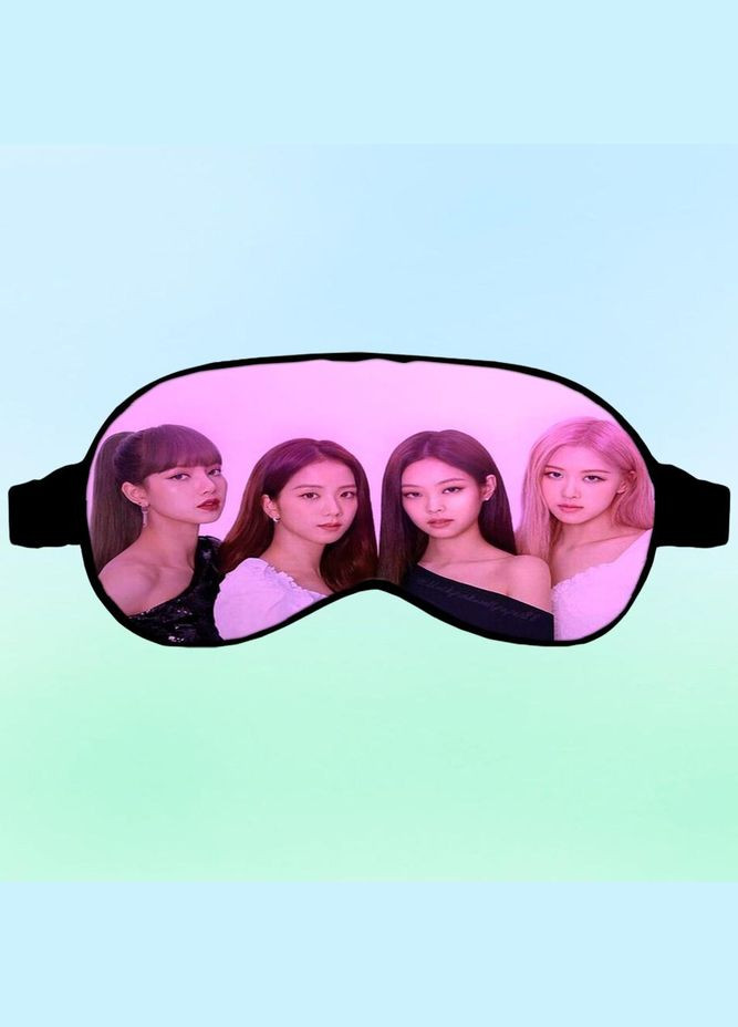 Маска для сну k pop BLACKPINK #001 чорна No Brand (315046055)
