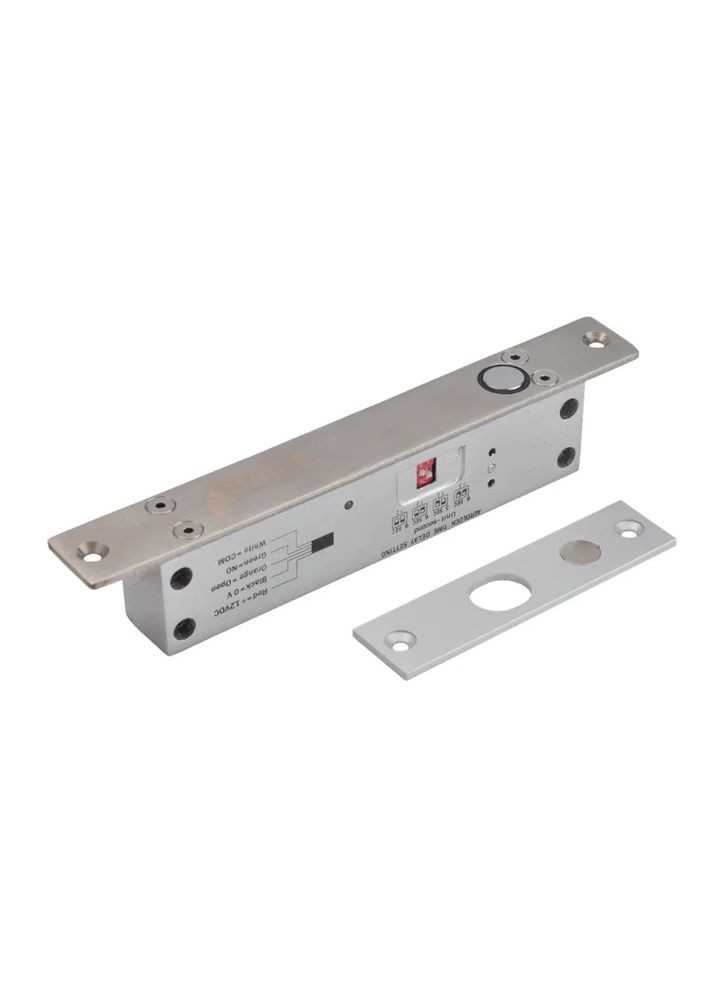 Електроригельний врізний замок KRF-500A NO, нормально відкритий, 12В, IP54, 192*25*37 мм Kraft (371633379)