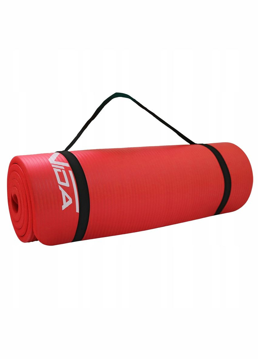 Килимок (мат) спортивний NBR 180 x 60 x 1.5 см для йоги та фітнесу SVHK0073 Red SportVida sv-hk0073 (275095062)