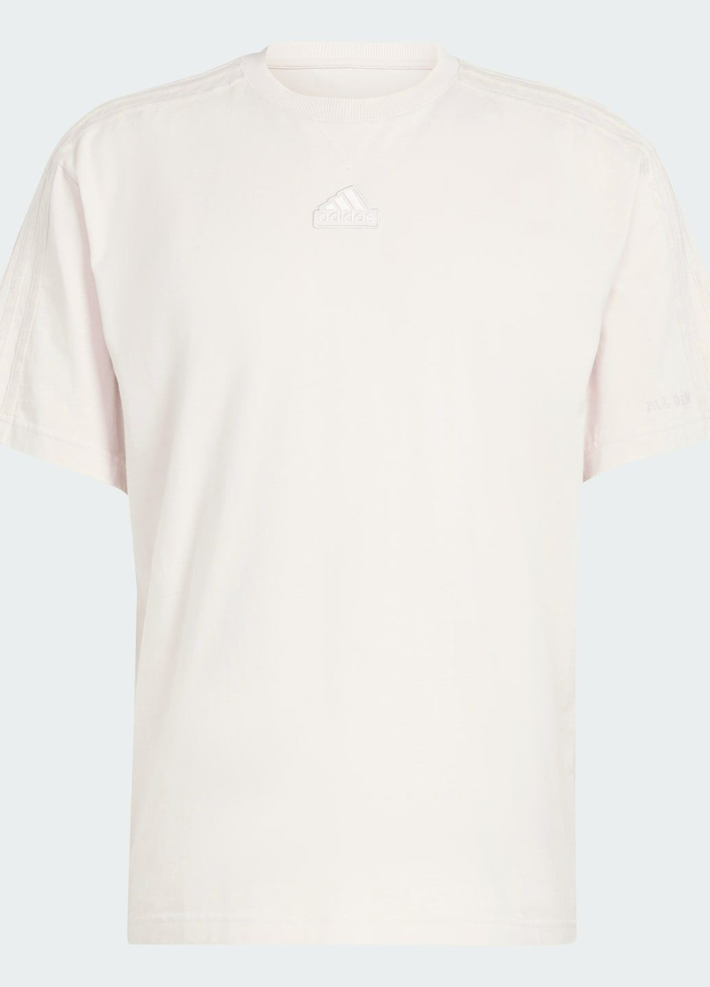 Розовая футболка all szn 3-stripes garment wash adidas