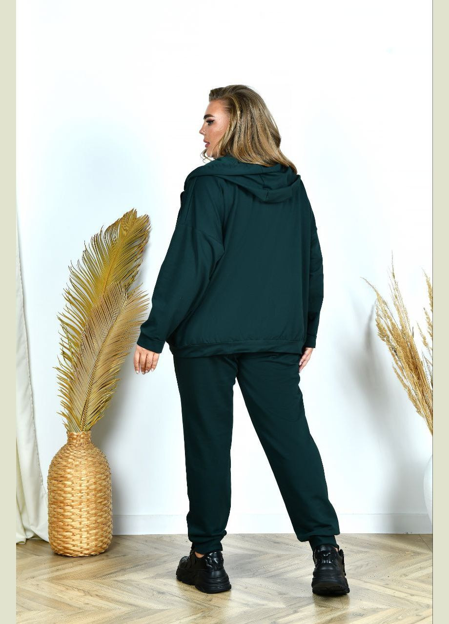 Женский спортивный костюм двойка черный для тренировок и активного отдыха спортивный комплект. New Trend (304647421)