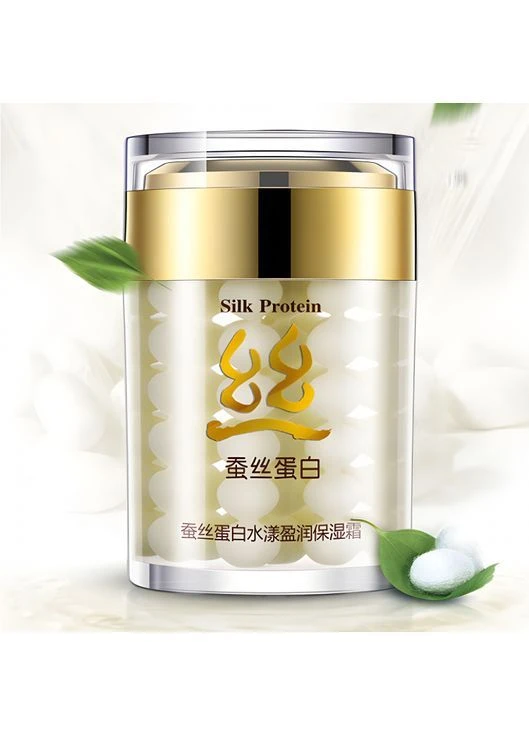 No Brand Крем для кожи вокруг глаз (увлажняющий) Bioaqua Silk Protein Moisturizing Eye Cream, с протеинами шелка 60 г — Крем, (399772917)