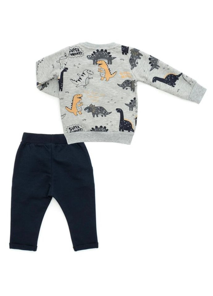 Спортивный костюм с динозаврами (18889-80B-yellow) Breeze (300857517)