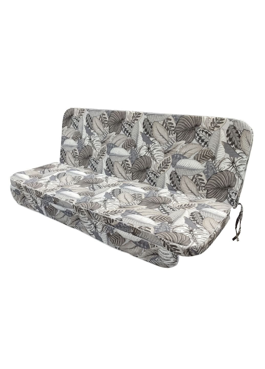 Комплект подушок для гойдалки NASTIA GRIS 170x110x6 сірий тент 120х200 eGarden (315352371)
