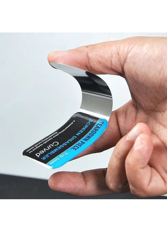 Лопатка металева TE-023 / медіатр / знімач / гнучка пластина / для розбирання смартфонів, корпусів техніки No Brand (322567864)