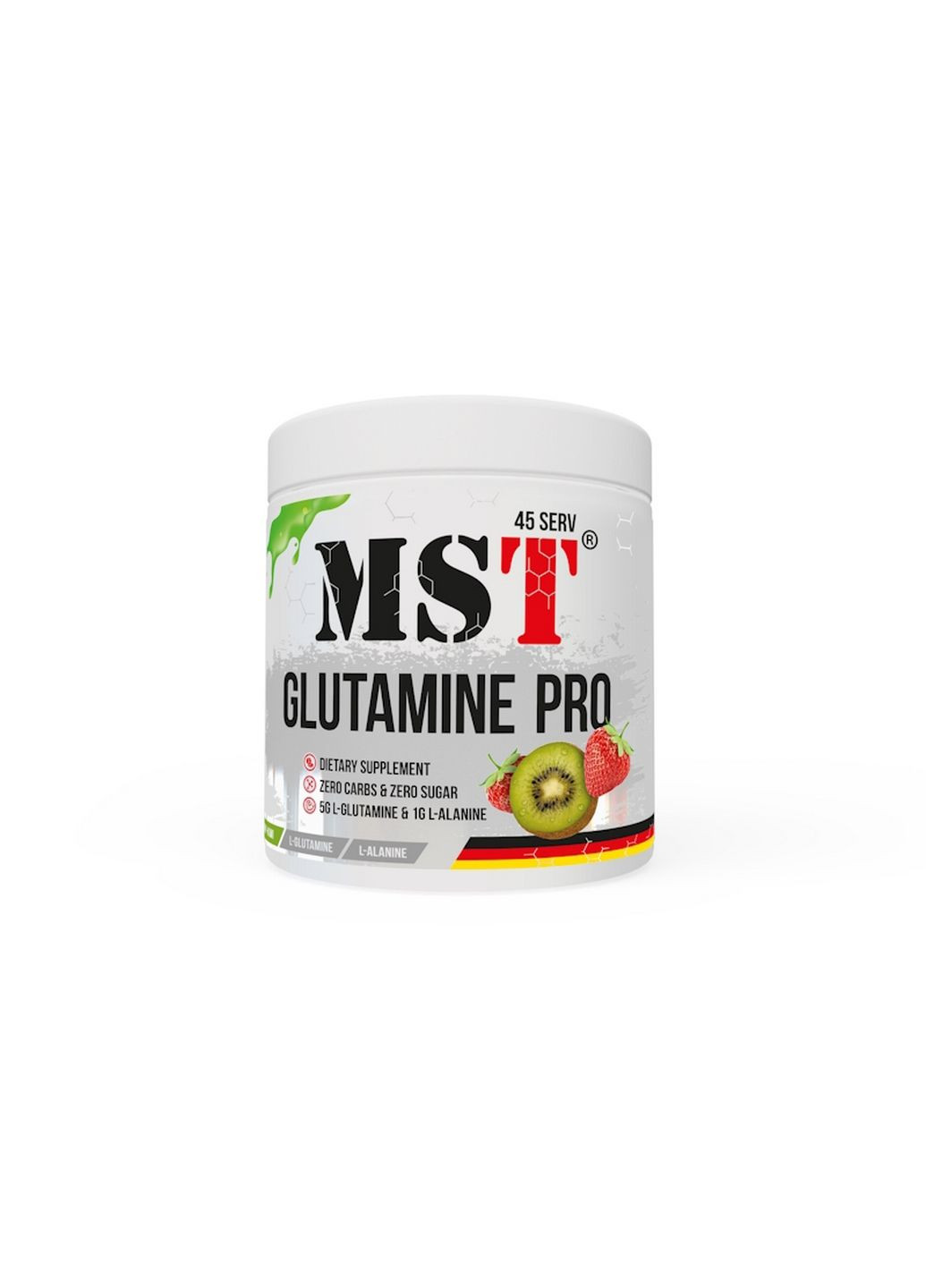 Аминокислота Glutamine Pro, 315 грамм Клубника-киви MST (293337822)